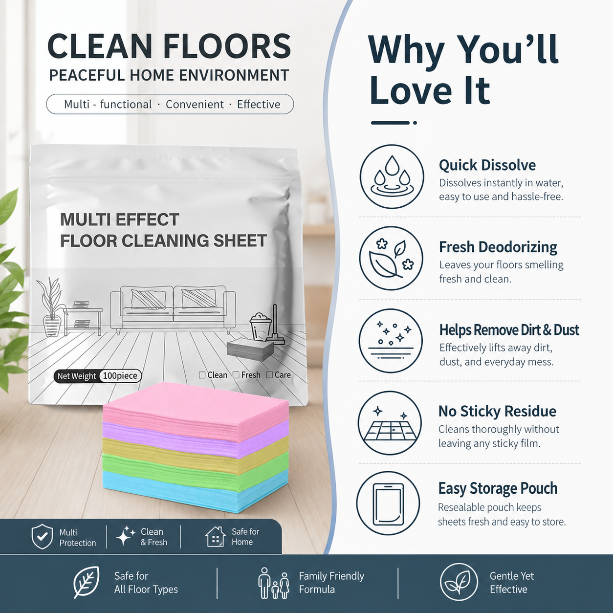 floor cleaning sheet-TI