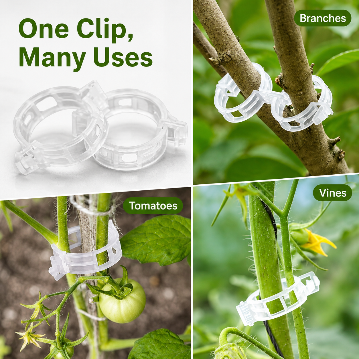 100 pieces of vine fastening clips-TI