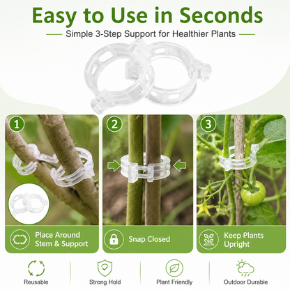 100 pieces of vine fastening clips-TI