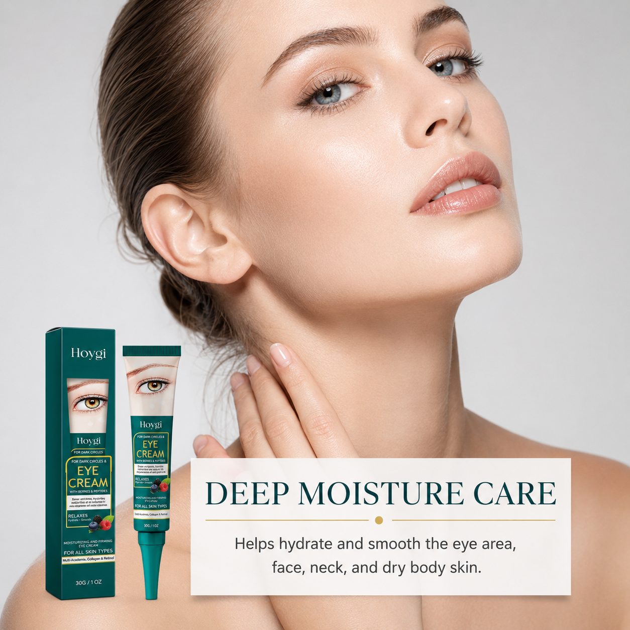 👁️Hoygi Collagen Berry Eye Cream, Anti Dark Circle Anti Aging Under Eye Treatment-TI