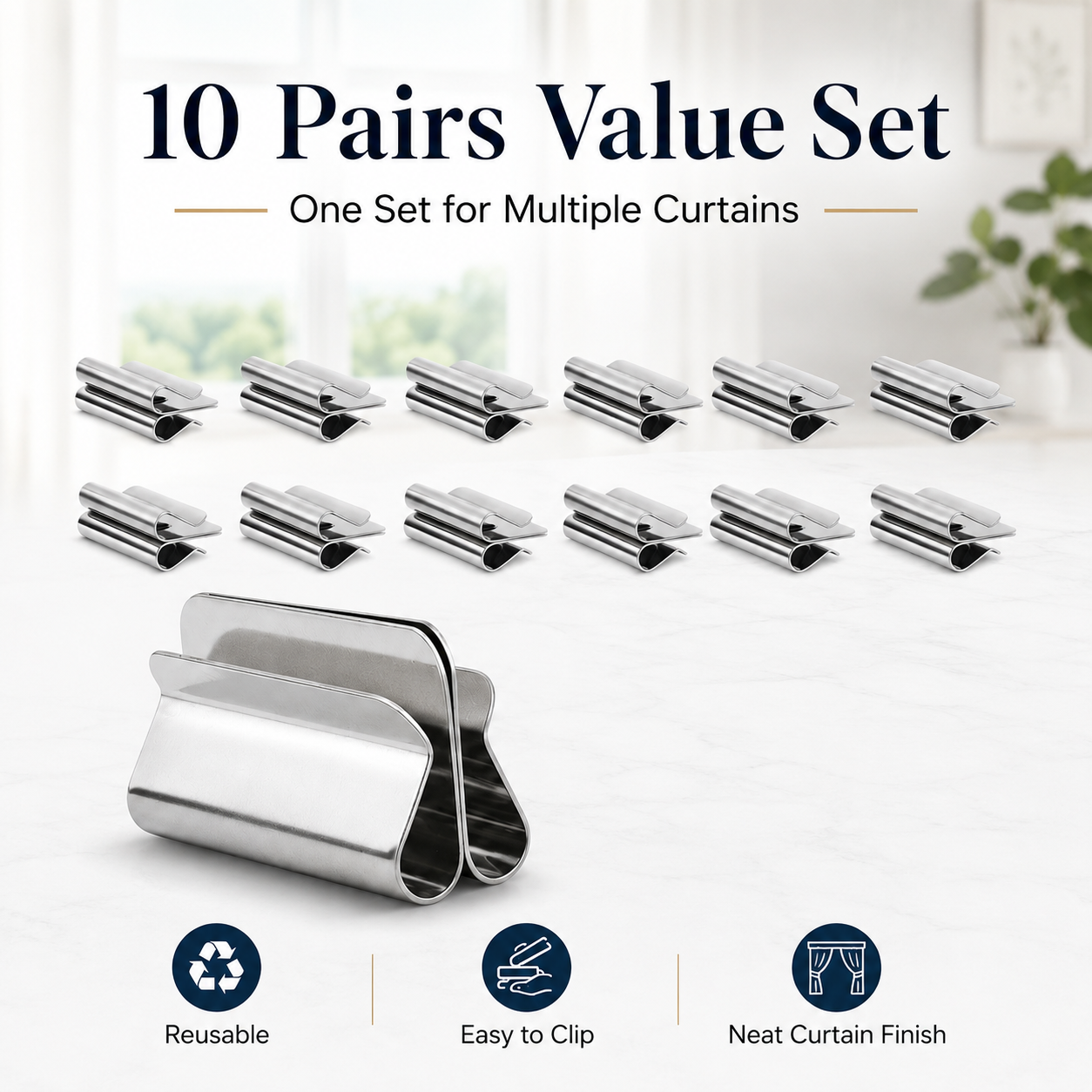 Curtain magnetic closure-TI