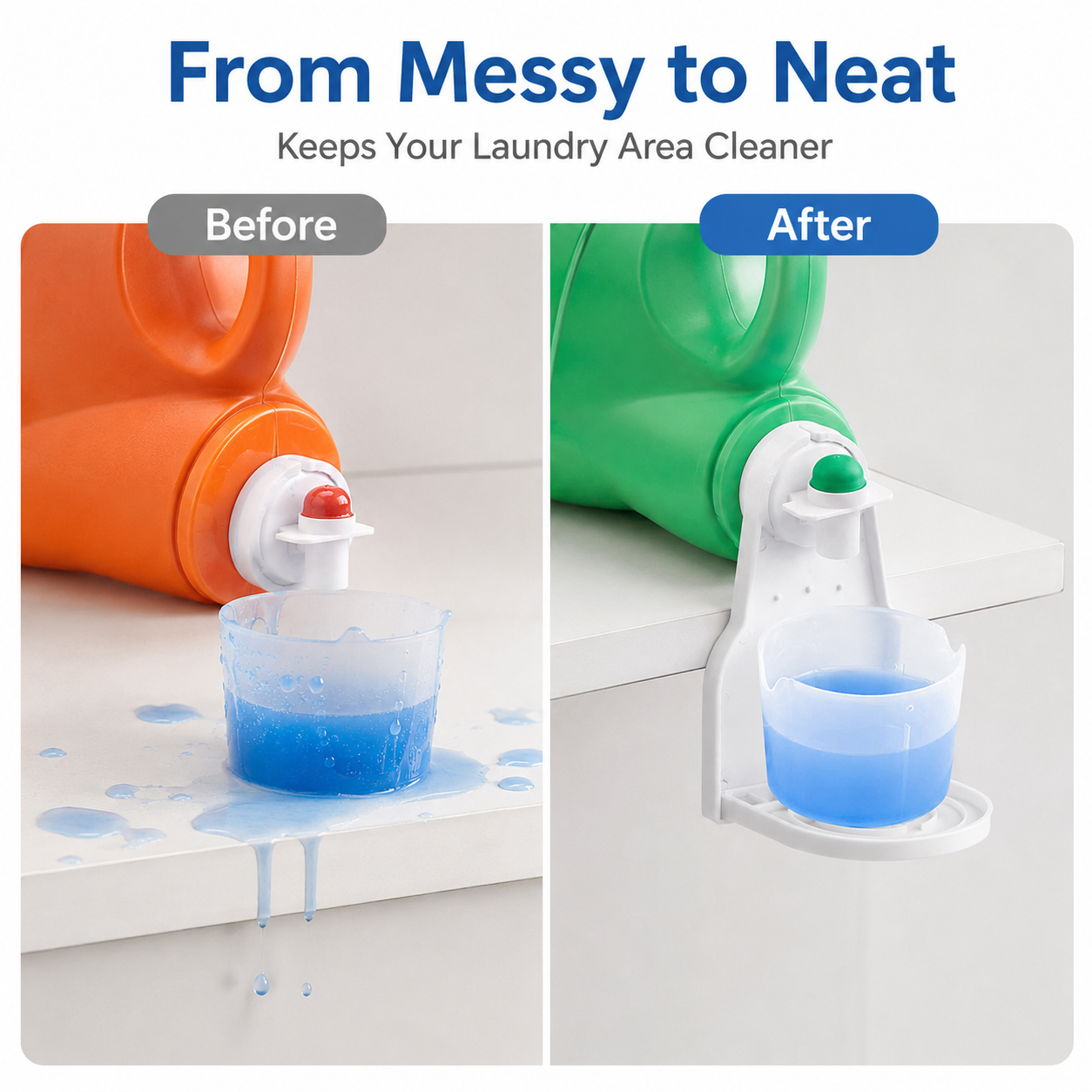 Detergent fixing bracket cup holder-TI