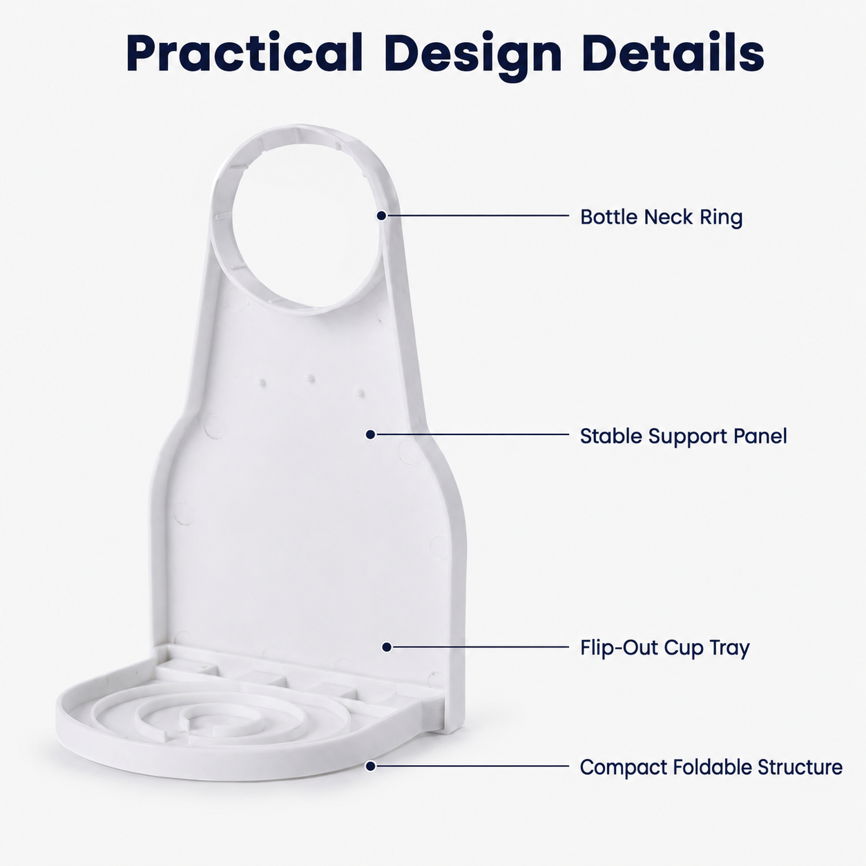 Detergent fixing bracket cup holder-TI