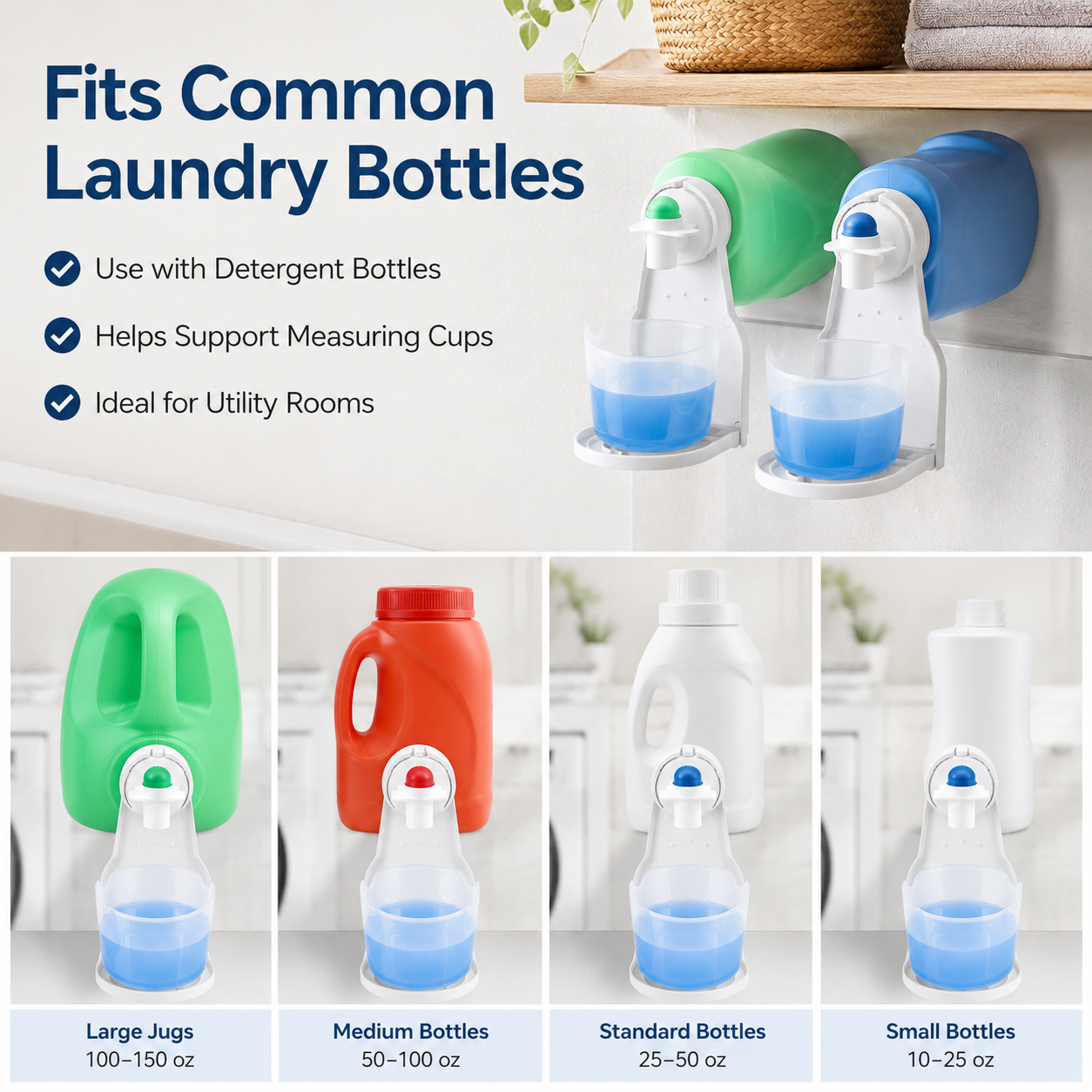 Detergent fixing bracket cup holder-TI