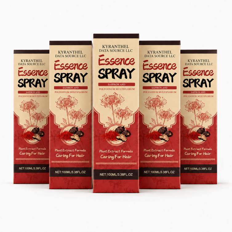 👱🏻‍♀️Polygonum Multiflorum Saffron Scalp Essence Spray🌿, Herbal Treatment for Gray Hair & Thinning Hair Loss-TI