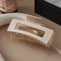 Soft rubber shark clip - Khaki color - 1 piece