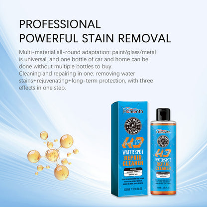 🚗Multi-Surface Water Spot Remover,Fast-Acting Car Detailing Cleaner for Windshield, Paint & Wheels-TI