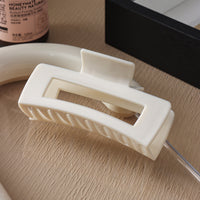 Soft rubber shark clip - White - 1 piece