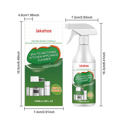 Kitchen Appliance Cleaner, Gentle Oil Stain Remover, Shine Cleaning Agent, Effective Kitchen Appliance Cleanser, Easy-To-Use-LIN