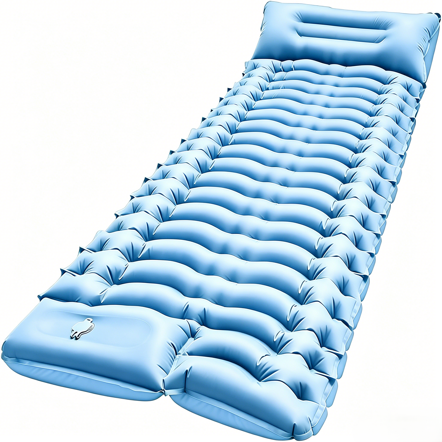 Ultra-Light Inflatable Camping Sleeping Pad with Built-in Foot Pump-TI