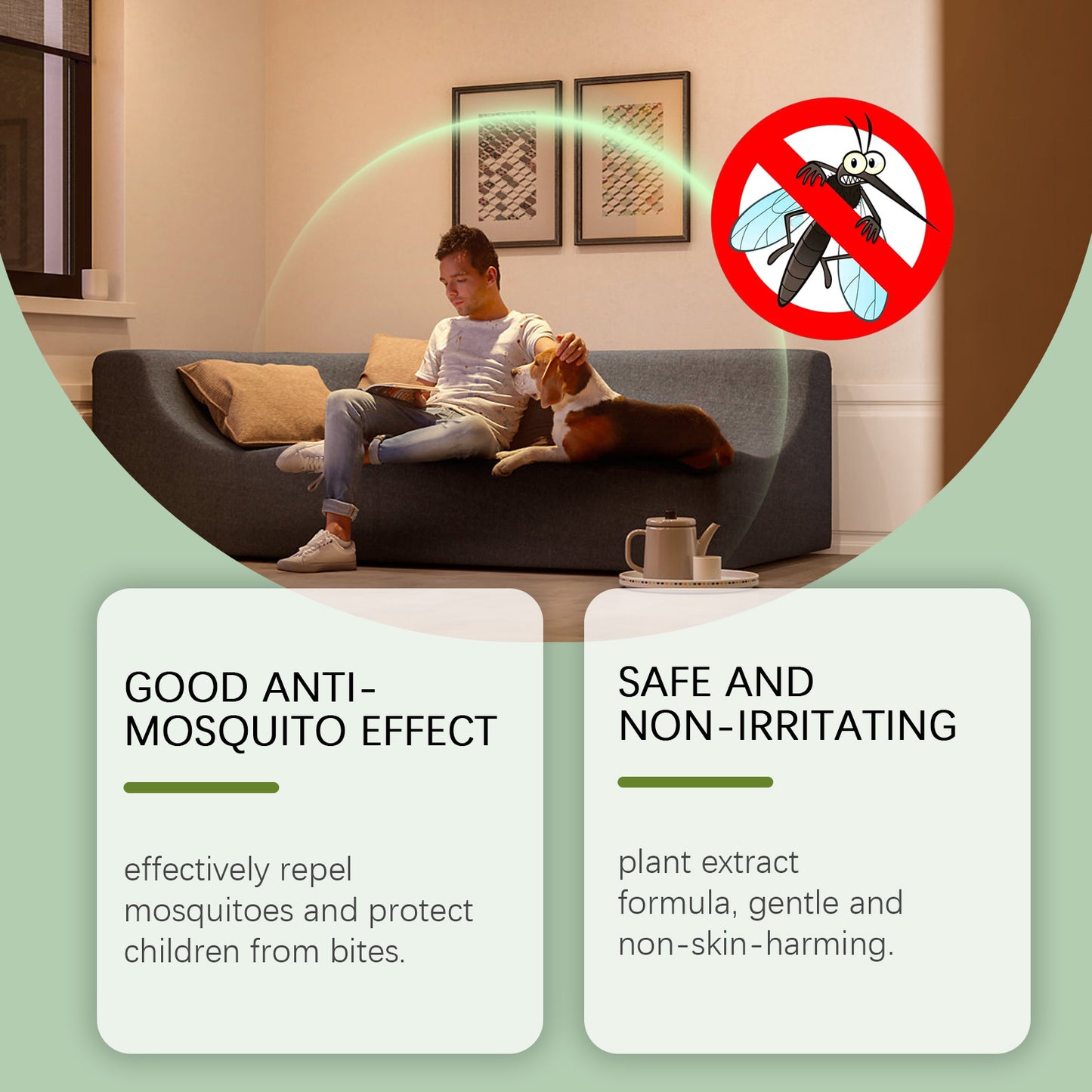 🚫🦟Summer Essentials🌞Natural Mosquito Repellent Patches for Kids & Adults, DEET-Free Anti-Bite Stickers-TI
