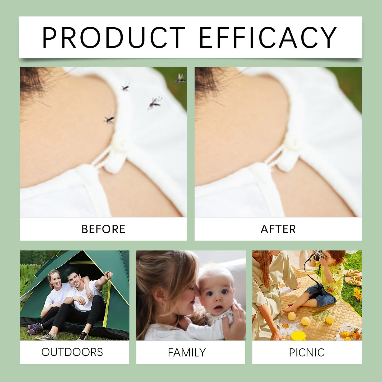 🚫🦟Summer Essentials🌞Natural Mosquito Repellent Patches for Kids & Adults, DEET-Free Anti-Bite Stickers-TI