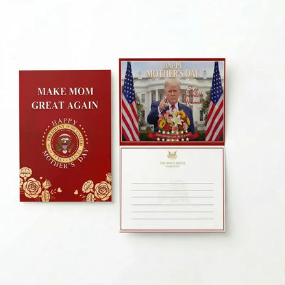 💌Make Mom Great Again✨, Trump Mother's Day Card, Hilarious Presidential Greeting Card for Mom Grandma-LIN