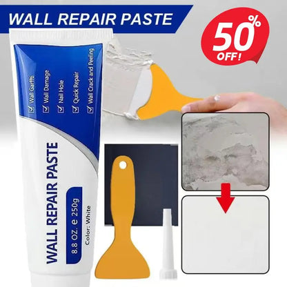 🧱Drywall Patch Repair Kit 250g Wall Mending Agent Multi-functional Quick-drying Paste Adhesive Heavy Duty Concrete Sealant Waterproof Self-adhesive-TI