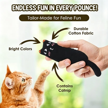 🐱 5-Pack Catnip Plush Cat Toys: The Ultimate Interactive Playtime Solution for Every Feline Friend!-LIN