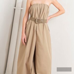 Taupe Ballon Jumpsuit