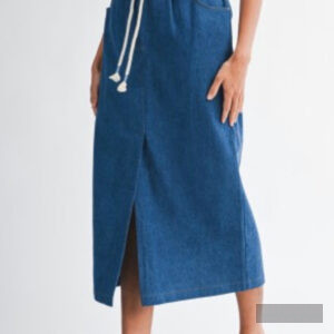Denim Maxi Skirt